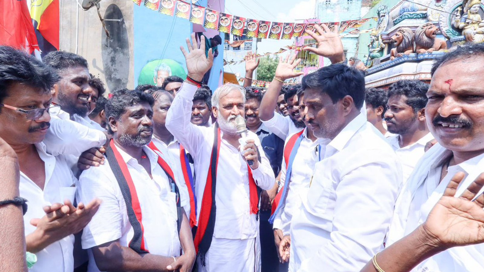 சென்னை துறைமுகம் தொகுதியில் அமைச்சர் பி.கே. சேகர்பாபு தீவிர பிரச்சாரம்!