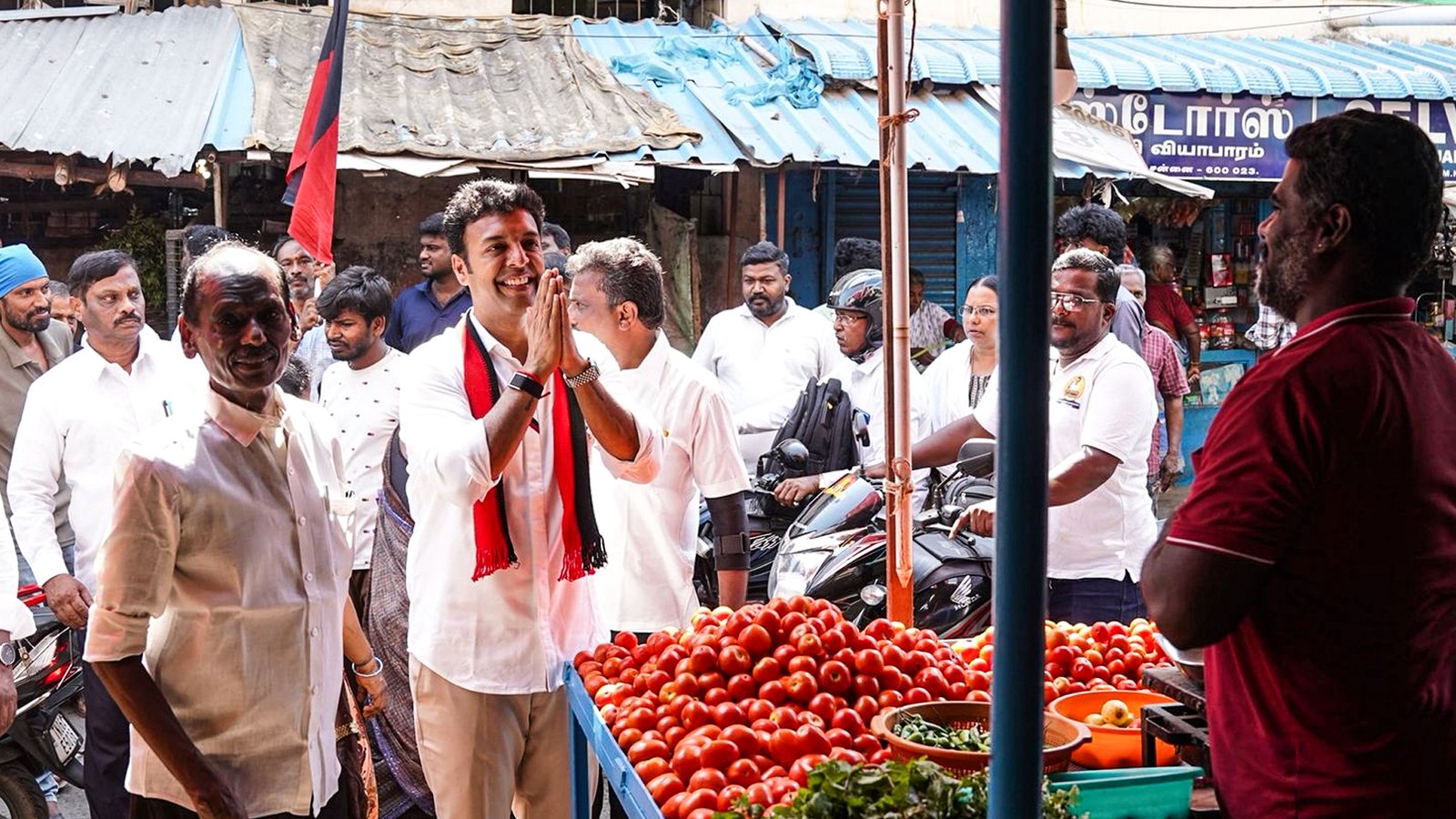 வில்லிவாக்கத்தில் கார்த்திக் மோகன் தீவிர வாக்கு சேகரிப்பு! | விநாயகர் கோயிலில் தரிசனம் | பொன்விழா நகர் பரப்புரை