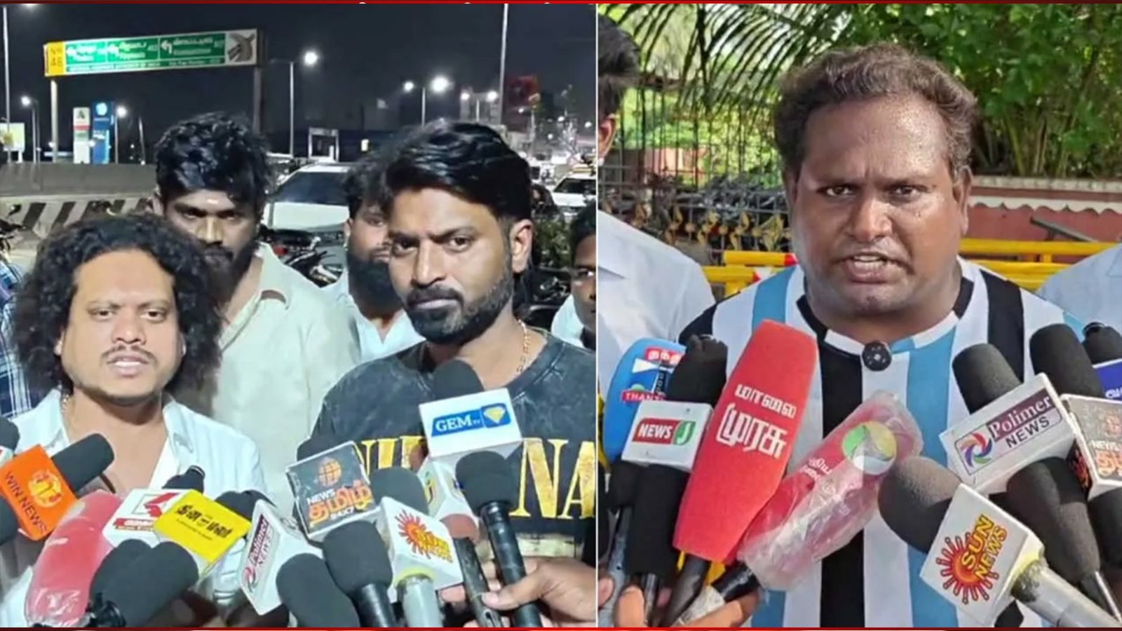 நசரத்பேட்டை காவல் நிலையத்தில் ம.க.பா.ஆனந்த், புகழ் ஆஜர்: படப்பிடிப்பு தள மோதல் குறித்து விசாரணை!