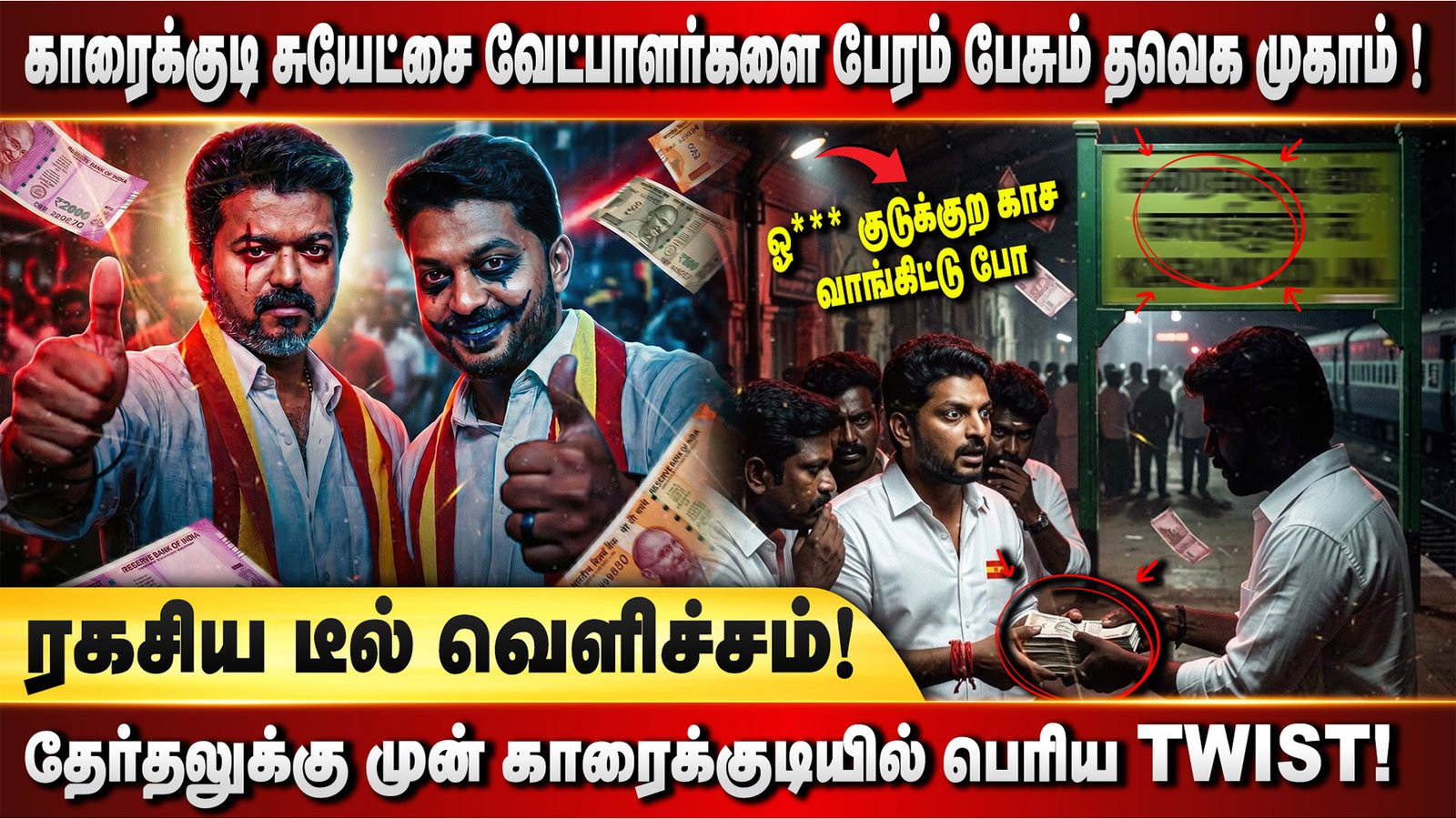 ரகசிய டீல் கசிந்தது! காரைக்குடி சுயேட்சைகள் பேரம்… தவெக முகாம் அதிர்ச்சி