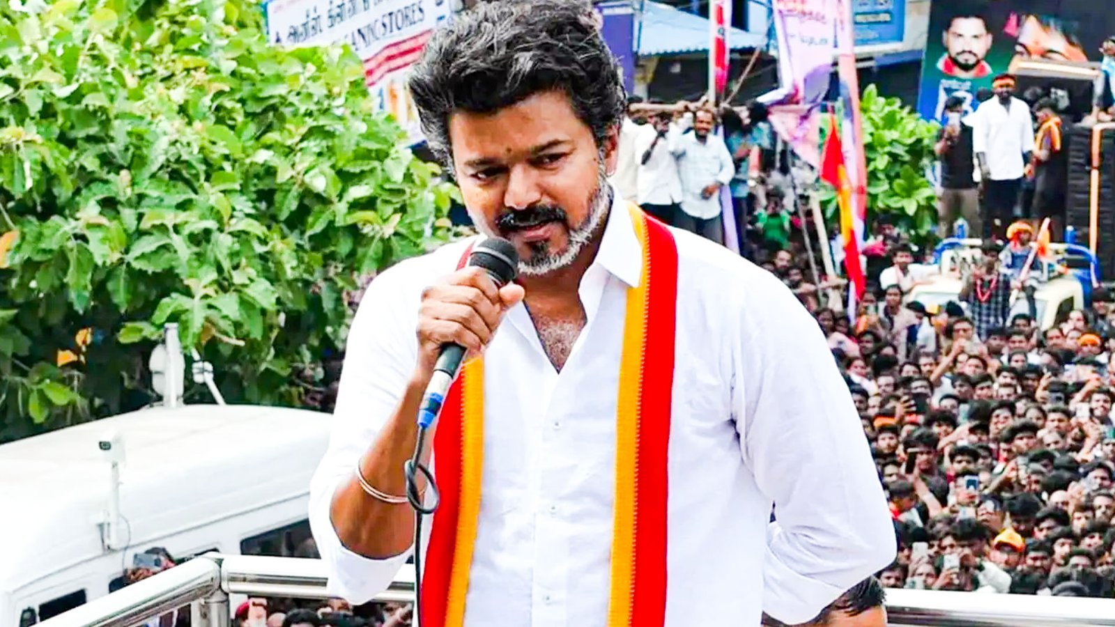 பெரம்பூரில் தவெக தலைவர் விஜய் மேற்கொள்ள இருந்த வீடு வீடாகப் பரப்புரை திடீர் ரத்து!