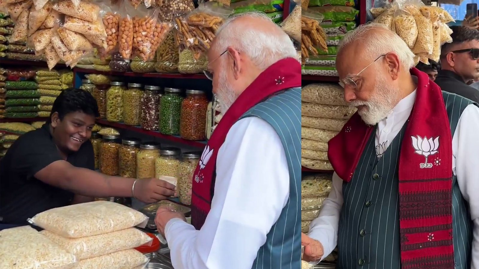 மேற்கு வங்கத்தில் பிரதமர் மோடி 'சர்ப்ரைஸ்' விசிட்: ஜார்கிராமில் உள்ளூர் தெரு உணவுகளை ருசித்து மகிழ்ந்த பிரதமர்!