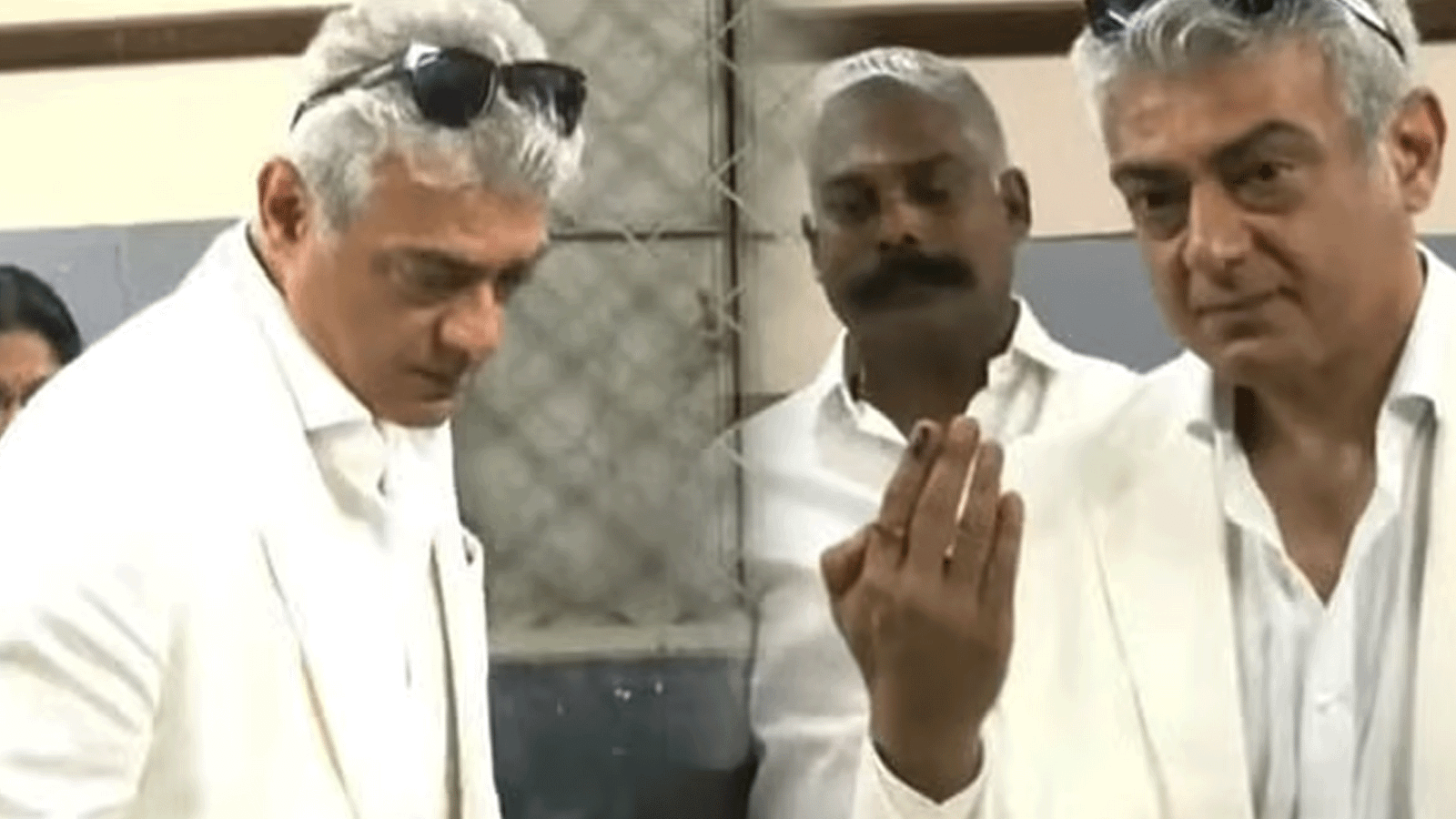 சென்னை திருவான்மியூரில் முதல் நபராக வாக்கு செலுத்தினார் நடிகர் அஜித்குமார்!