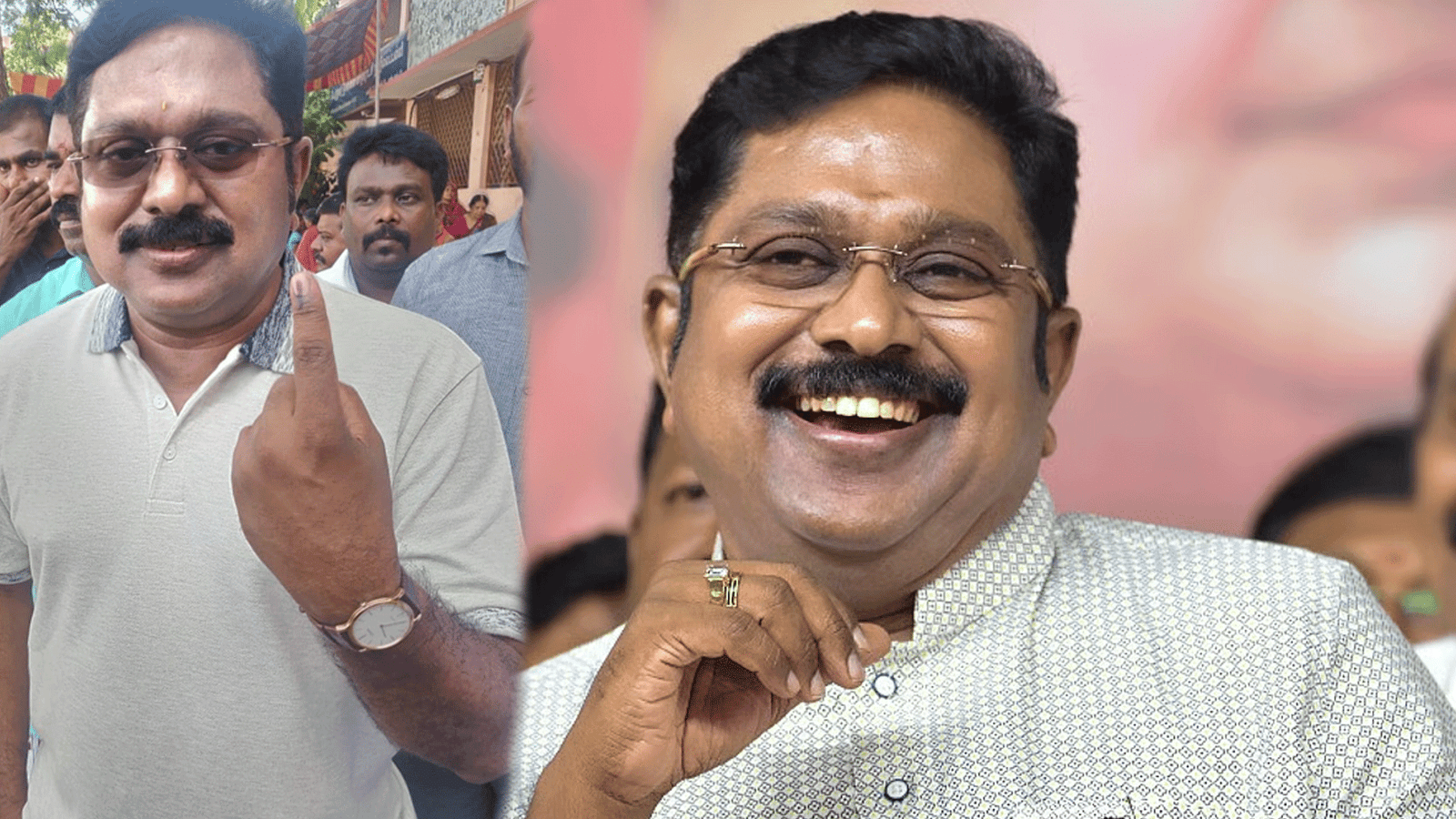 சென்னை அடையாறு தாமோதரபுரம் அரசு பள்ளியில் டிடிவி தினகரன் வாக்களித்தார்!