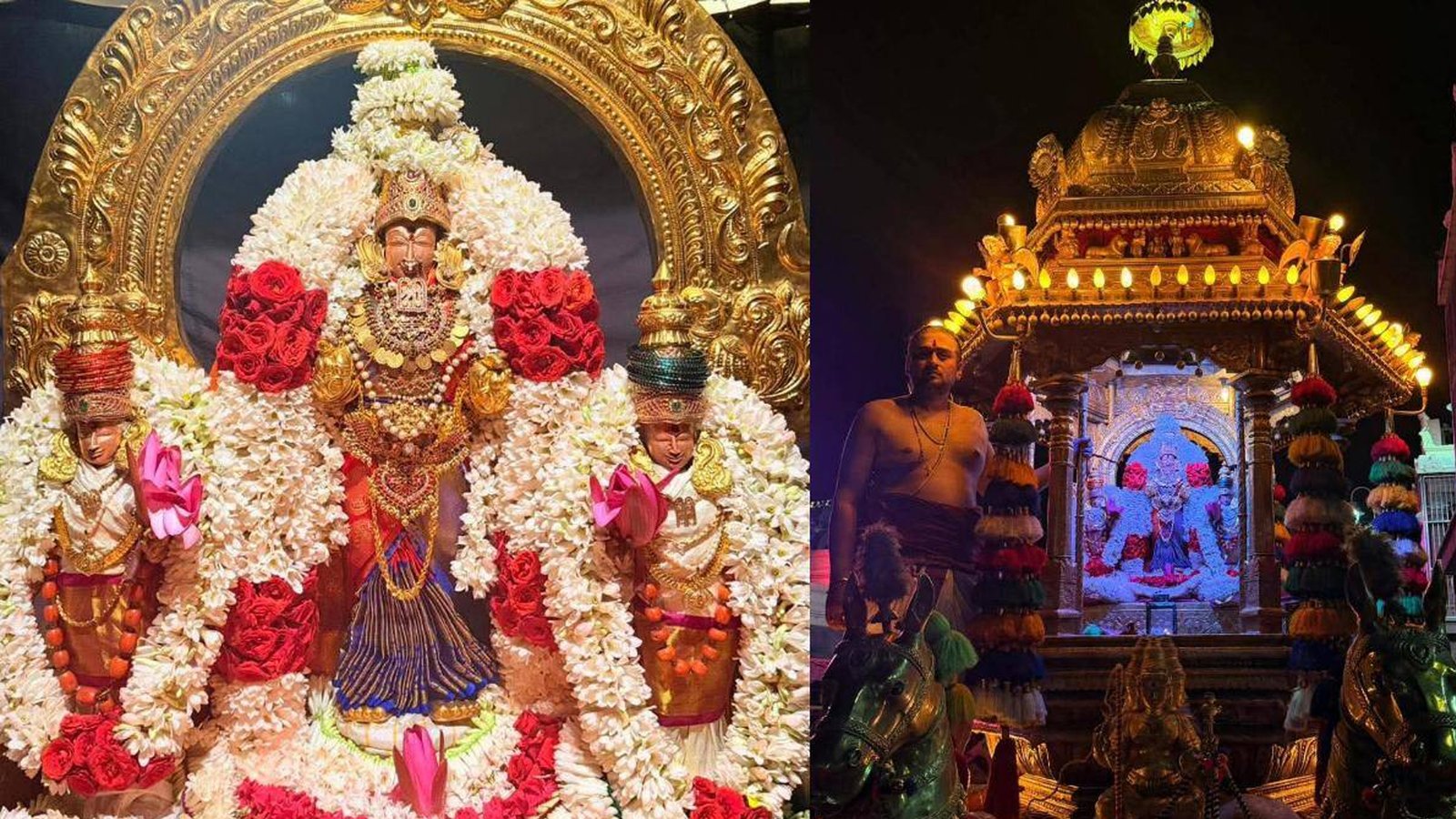 காஞ்சி காமாட்சி அம்மன் கோயிலில் கோலாகலமான தங்கத் தேர் உற்சவம்: வெள்ளிக்கிழமை மாலை திரளான பக்தர்கள் தரிசனம்!
