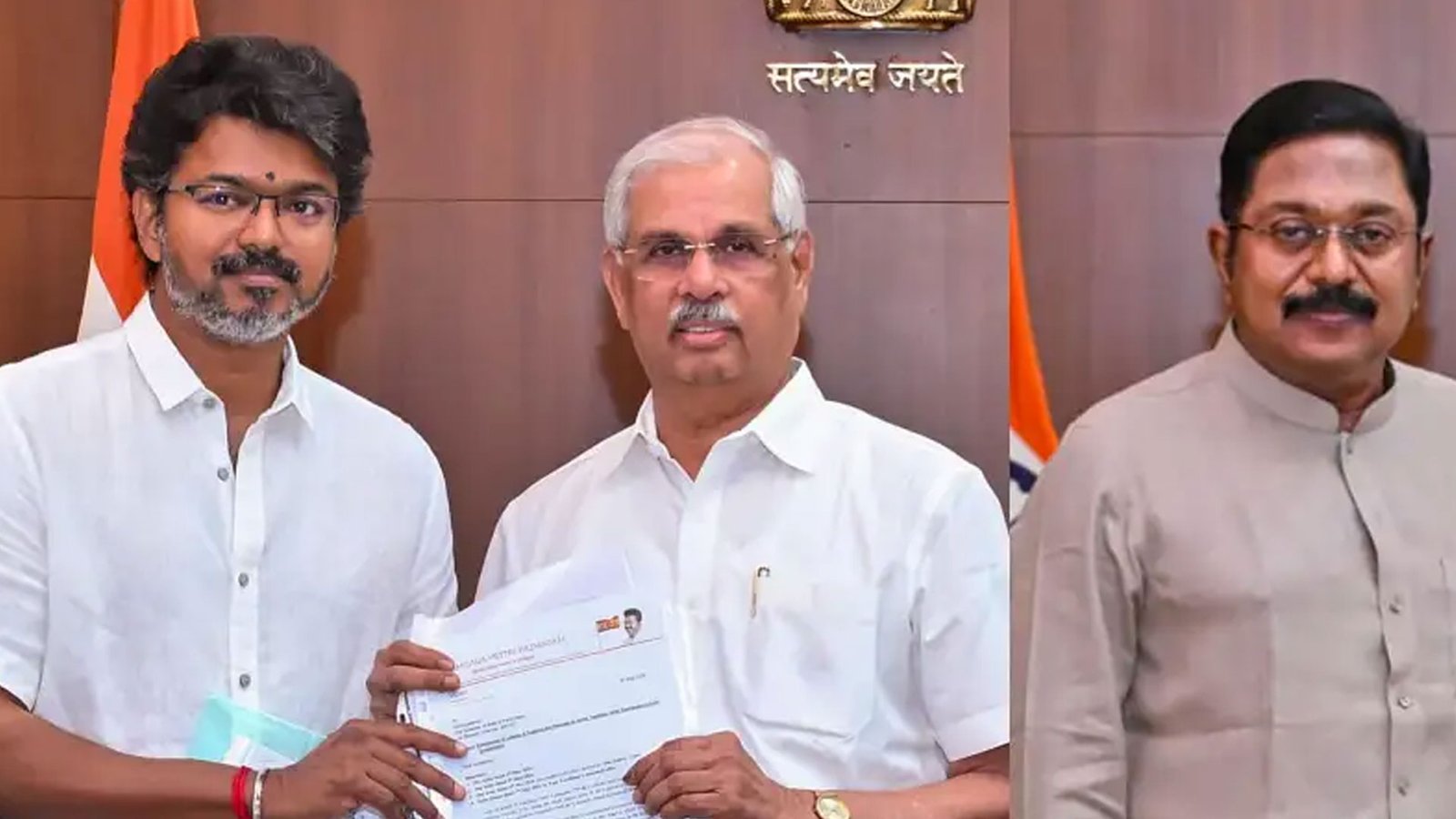 விஜய் பெயரில் போலி கடிதம்: கிண்டி காவல் நிலையத்தில் டிடிவி தினகரன் பரபரப்பு புகார்! மன்னார்குடி எம்.எல்.ஏ பெயரில் சதி?