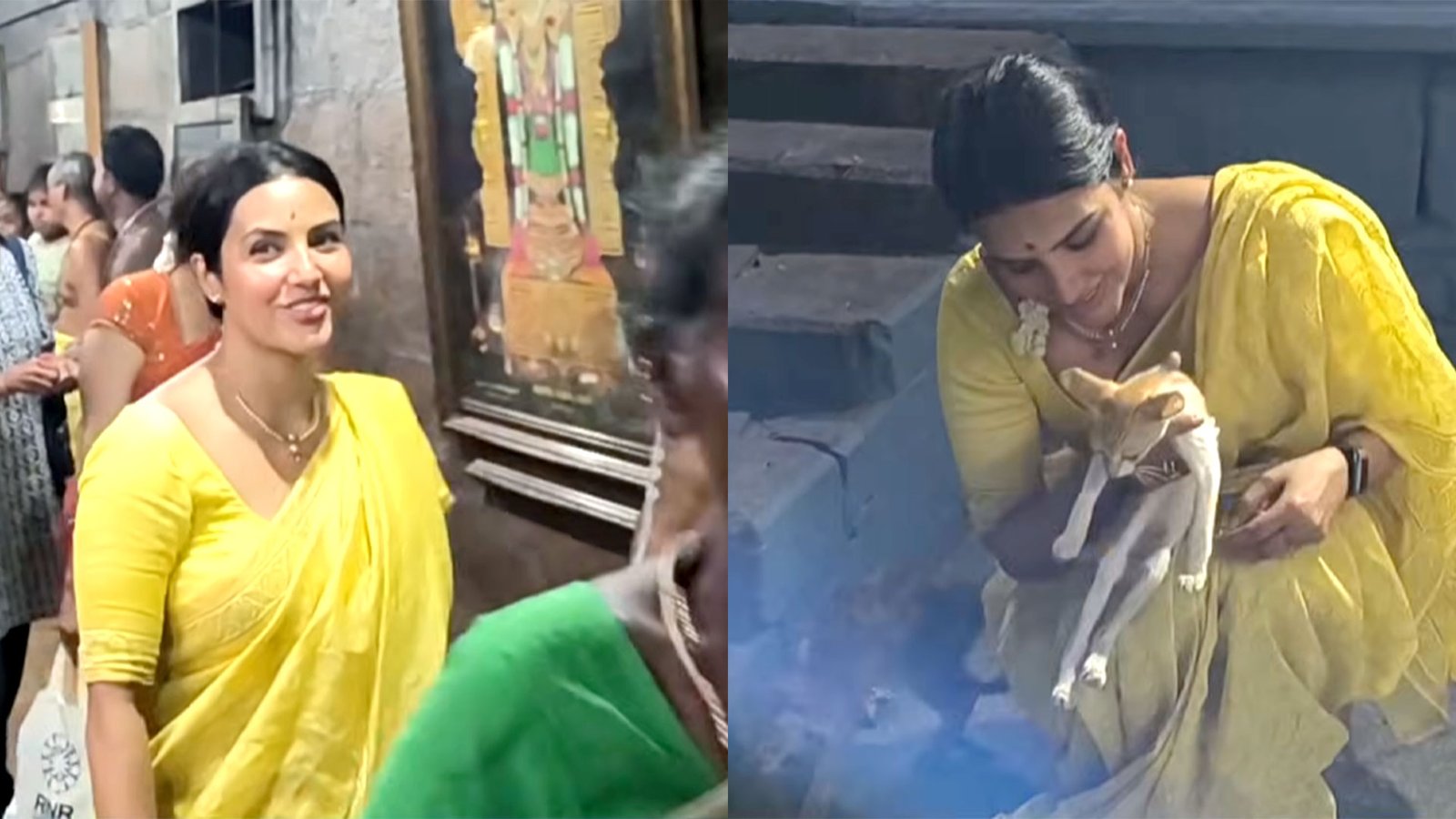 "மன அமைதி வேண்டுமா? ஒருமுறை இந்த கோவிலுக்கு வாங்க!" - திருவொற்றியூர் வடிவுடையம்மன் கோவிலில் நடிகை பிரியா ஆனந்த் நெகிழ்ச்சி!