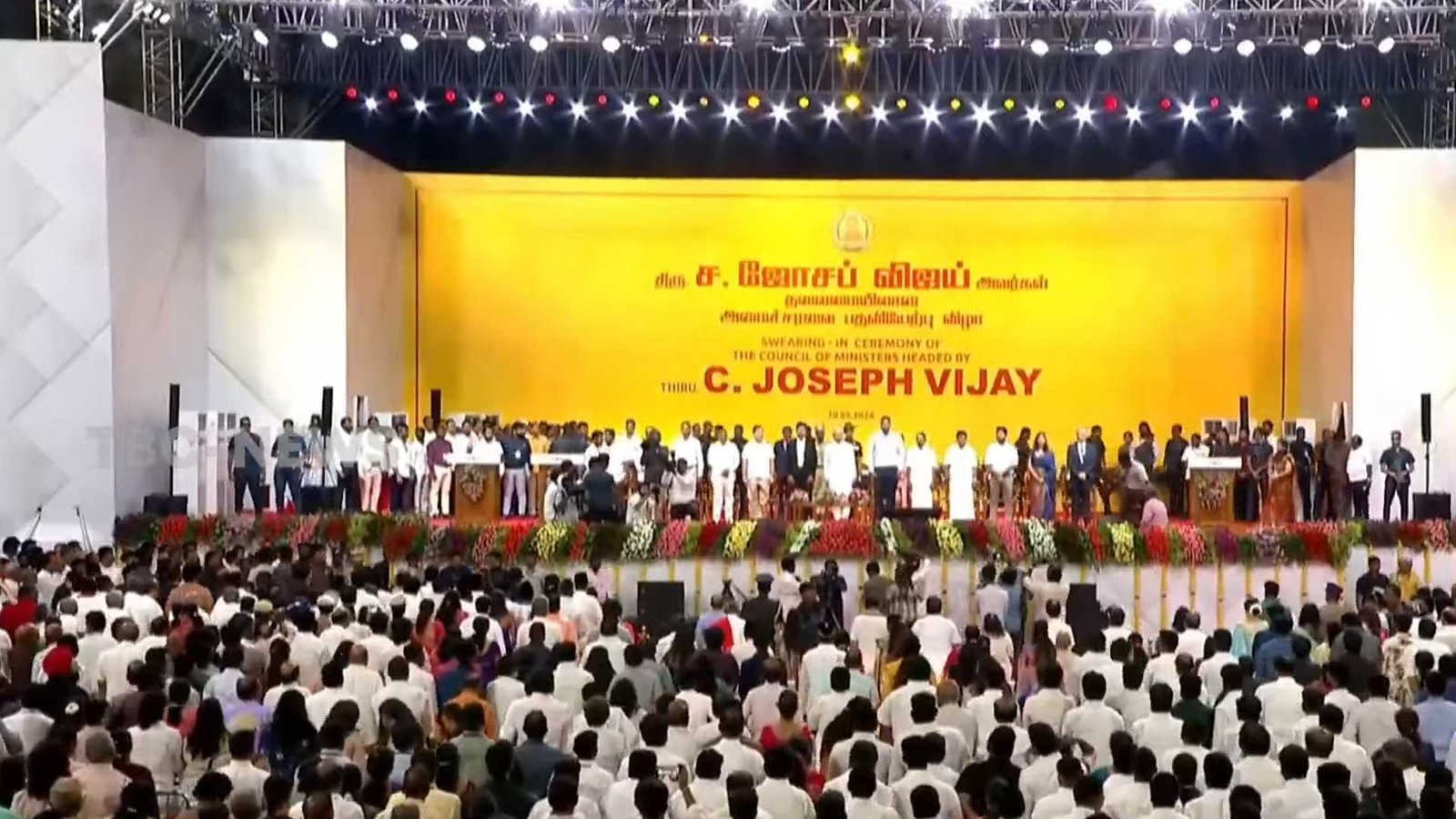 "தமிழை அவமதிப்பதா மாற்றம்?" - முதலமைச்சர் பதவியேற்பு விழாவில் தமிழ்த்தாய் வாழ்த்து 3-வதாகப் பாடப்பட்டதற்கு திமுக கடும் கண்டனம்!