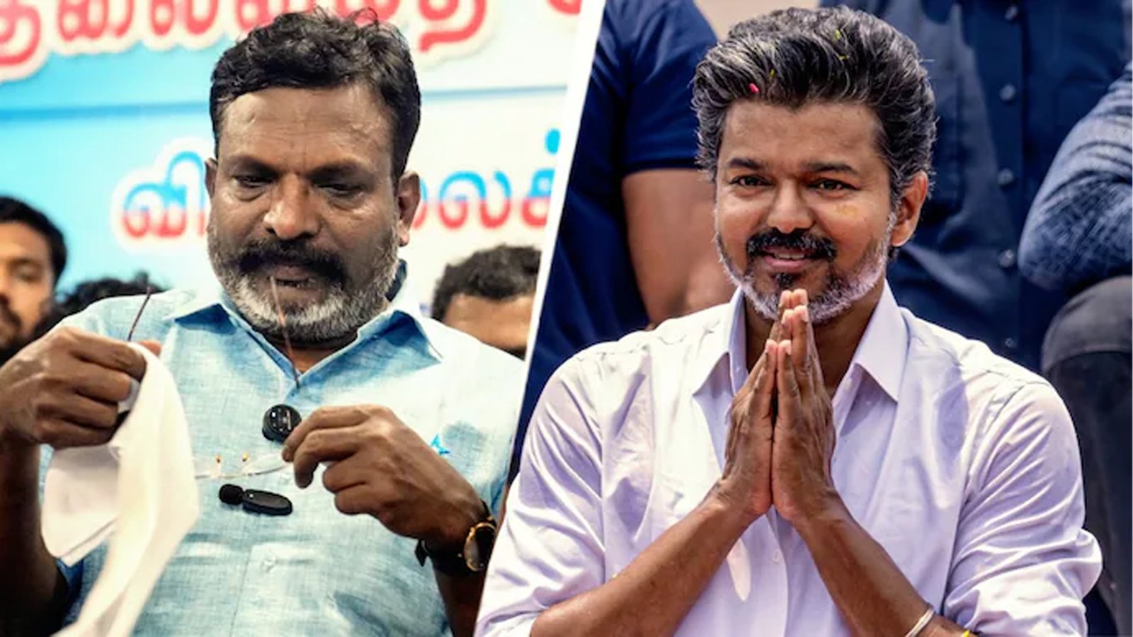 வாசலில் காத்திருந்து வரவேற்ற திருமா: விசிக தலைவர் திருமாவளவனுடன் முதலமைச்சர் விஜய் சந்திப்பு - தொடரும் அரசியல் நாகரிகம்!