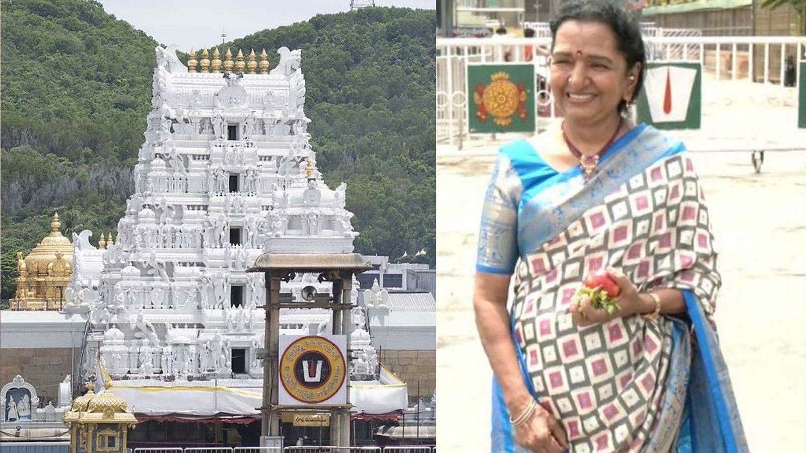 ஏழுமலையானின் பாதத்தில் முதலமைச்சர் விஜய்யின் தாய்! திருப்பதி திருமலையில் சோபா சந்திரசேகர் சிறப்பு சாமி தரிசனம்: பிரசாதம் வழங்கி கௌரவிப்பு!