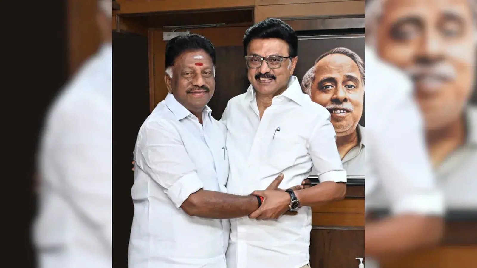 அரசியல் நிகழ்வு: "தொலைந்துபோன என் சிரிப்பை மீட்டுத் தந்துவிட்டார் ஸ்டாலின்!" - நெகிழ்ச்சியுடன் ஓ.பி.எஸ் பேச்சு!