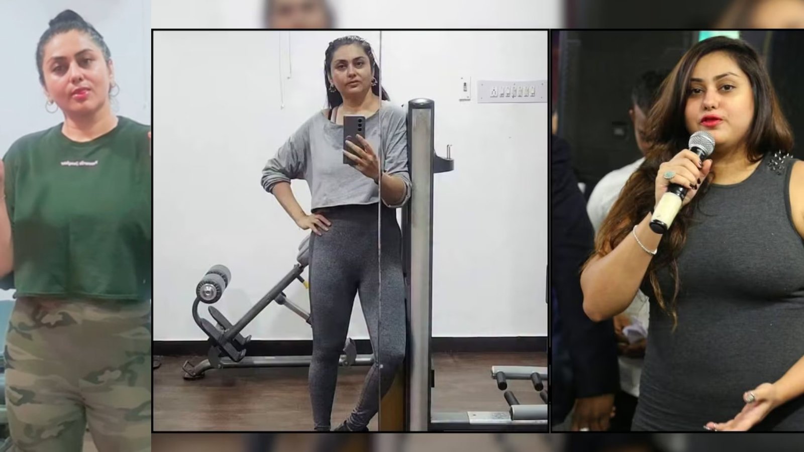 45 வயதில் Fat to Fit ஆன நமீதா! இரட்டை குழந்தைகளின் தாயான பிறகும் அசத்தும் ஃபிட்னெஸ் சீக்ரெட்டை பகிர்ந்த நடிகை!