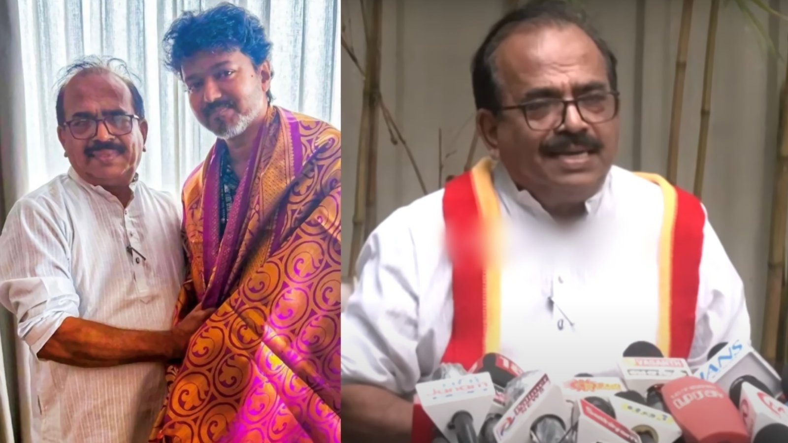 "விஜய் காலடியில் வைகோ.. அறிவாலயத்தில் கமல்" - நாஞ்சில் சம்பத்தின் சர்ச்சை பேச்சு வைரல்!