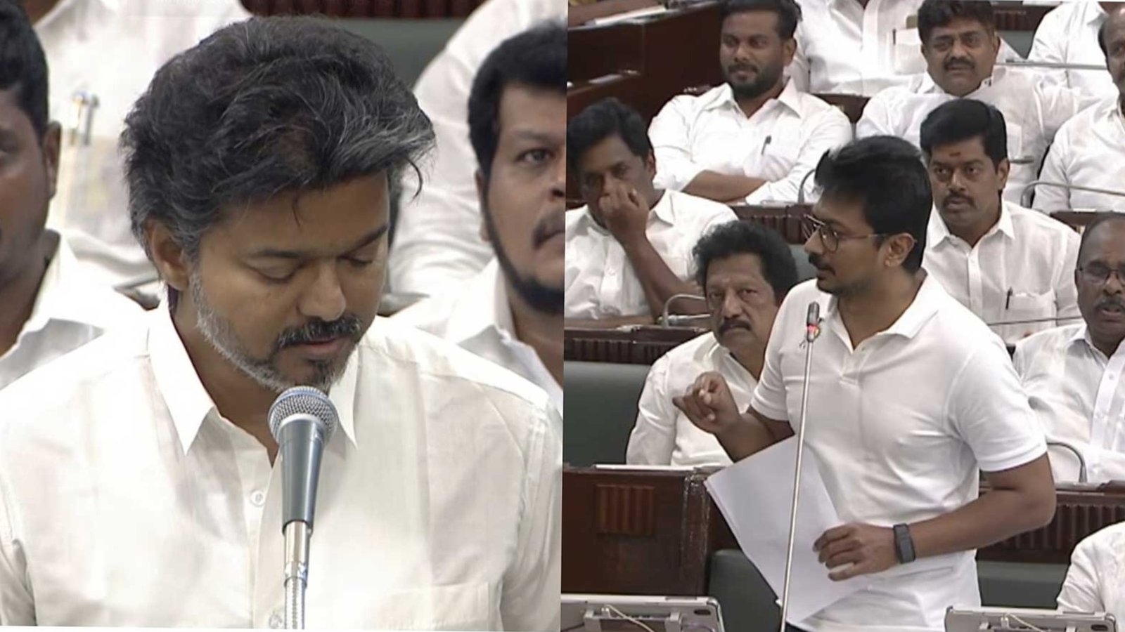 "பேப்பர் படிங்க..." என்ற விஜய்... "விவசாயிகளை சந்திங்க!" என பதிலடி கொடுத்த உதயநிதி – பேரவையில் காவிரி விவகாரத்தில் காரசார மோதல்
