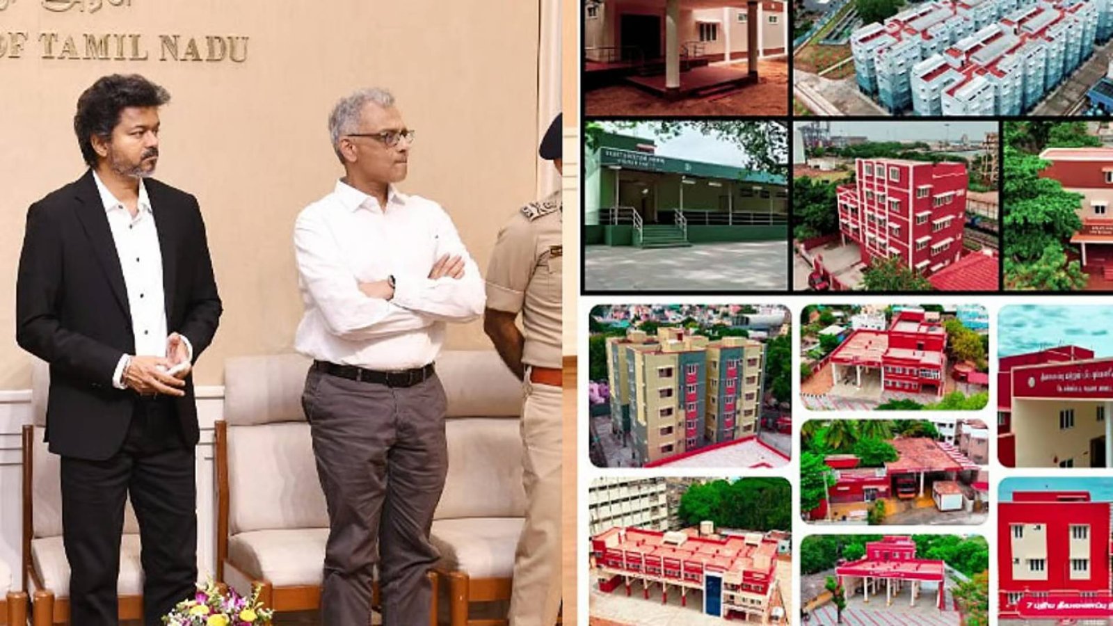 காவல், தீயணைப்பு துறைகளுக்கு ரூ.164.64 கோடியில் புதிய கட்டடங்கள் – முதல்வர் விஜய் திறந்து வைத்தார்.