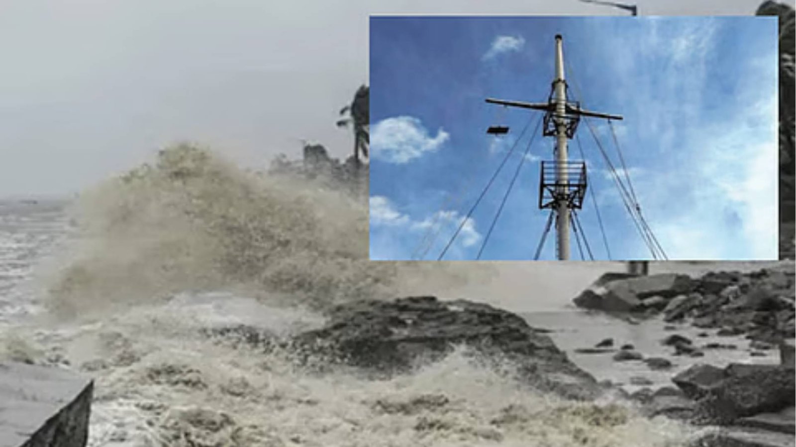 வங்கக்கடலில் தீவிரமடையும் காற்றழுத்த தாழ்வு மண்டலம்: கடலூர் துறைமுகத்தில் 1-ம் எண் புயல் எச்சரிக்கை கூண்டு ஏற்றம்!