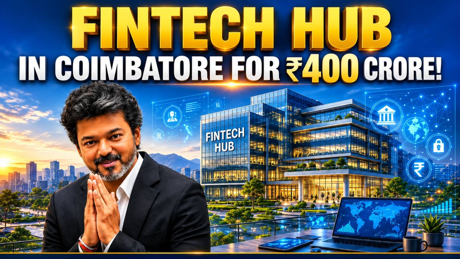 கோவையில் ரூ.400 கோடியில் அமையும் டிஜிட்டல் நிதி மையம்..! டிட்கோ டெண்டர் கோரியது...!