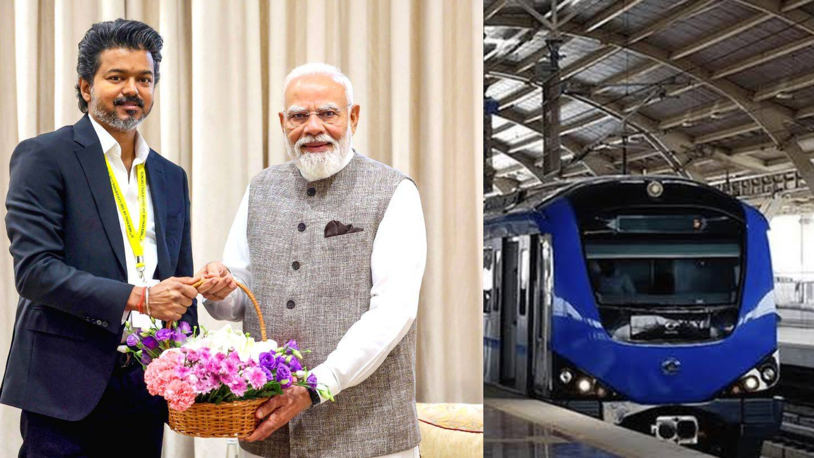 சென்னையில் பிரதமர் மோடி – முதல்-அமைச்சர் விஜய் இணைந்து மெட்ரோ ரயிலில் பயணம்: பாதுகாப்பு ஏற்பாடுகள் தீவிரம்!