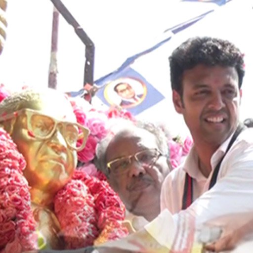 மாலை அணிவித்து வாக்கு சேகரிப்பு: வில்லிவாக்கத்தில் கார்த்திக் மோகன் தீவிர பரப்புரை!