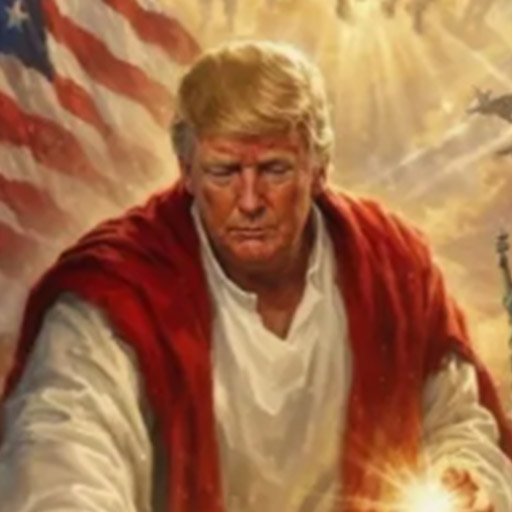 தன்னை 'இயேசு' போல சித்தரித்த புகைப்படம்: கடும் எதிர்ப்பால் நீக்கிய அதிபர் டிரம்ப் - பின்னணி என்ன?