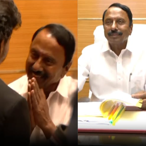 அமைச்சர் செங்கோட்டையன் பொறுப்பேற்பு..! முதலமைச்சர் விஜய் முன்னிலையில் நிதி அமைச்சராகப் பணிகளைத் தொடங்கினார்!