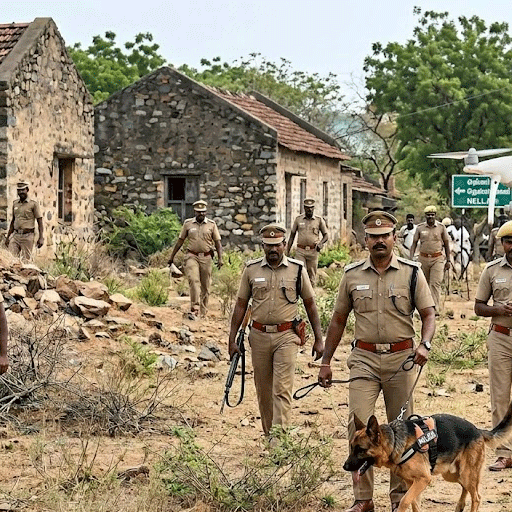 தென் மாவட்டங்களில் அதிரடி: மோப்பநாய், ட்ரோன் கேமராக்கள் மூலம் ரவுடிகளுக்குக் காவல் துறை வலைவீச்சு! நெல்லை, தென்காசி வன்முறை வழக்கில் 6 ரவுடிகளைப் பிடிக்கத் தீவிர தேடுதல் வேட்டை!