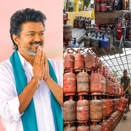 ஆண்டுக்கு 3 சிலிண்டர்கள் இலவசம்; முதலமைச்சர் விஜய் அறிவிப்பு