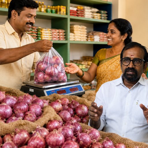 தமிழகம் முழுவதும் ரேஷன் கடைகளில் வெங்காயம் விற்பனை தொடக்கம்
