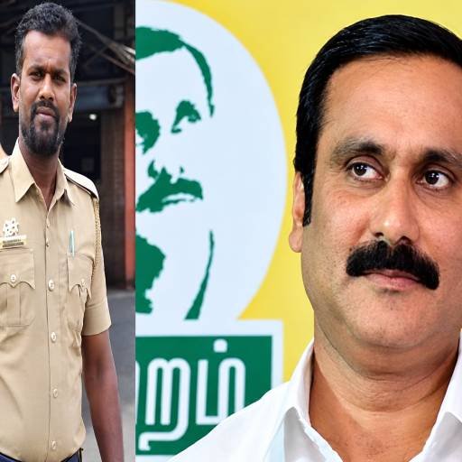 40 கி.மீ. துரத்தல்... காரின் கூரையில் துணிச்சலுடன் சென்ற காவலர்! அன்புமணி பாராட்டு!