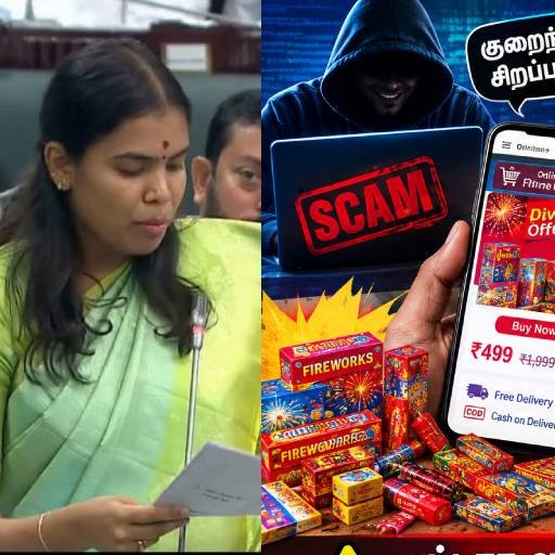 ஆன்லைன் பட்டாசு விற்பனை மோசடி: “குறைந்த விலை, சிறப்பு சலுகைகளை நம்பி ஏமாற வேண்டாம்” – அமைச்சர் கீர்த்தனா எச்சரிக்கை!