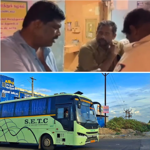 ஓட்டுநர் போல உடை அணிந்து அரசு பேருந்தை இயக்க முயன்ற போதை ஆசாமி: நாகையில் பரபரப்பு!