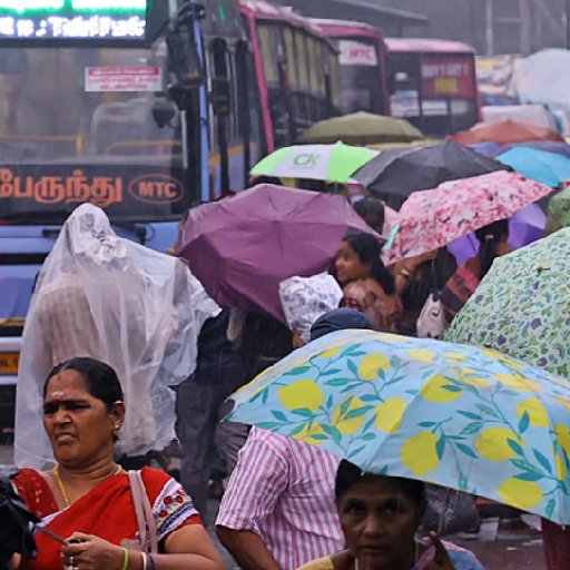 சென்னையின் பல்வேறு பகுதிகளில் பரவலாக மழை!